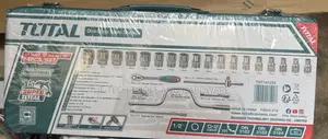 Total 24-piece 1/2" Industrial Socket Set