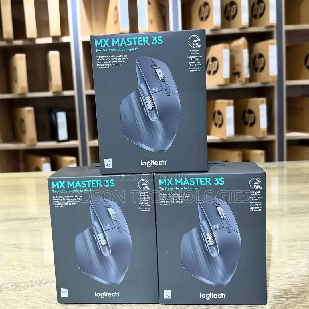 Logitech Mx Master 3s Wireless Bluetooth Rechargeable Mouse