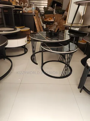 Black Marble Center Table