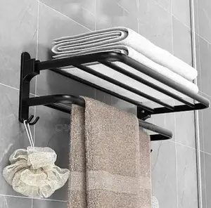 60cm Black Multple Towel Racks