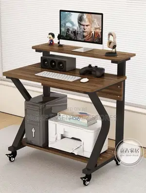 Solid Wood Computer Desktop Study Table - Laptop Table