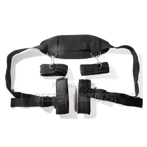 Bondage Leather Belt Leg Spread BDSM Kit