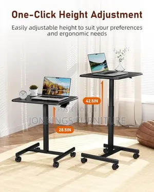 Adjustable Height Computer Workstation