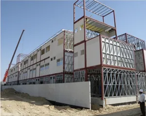Prefab Building: Steel, Plasterboard, Insulated Panels