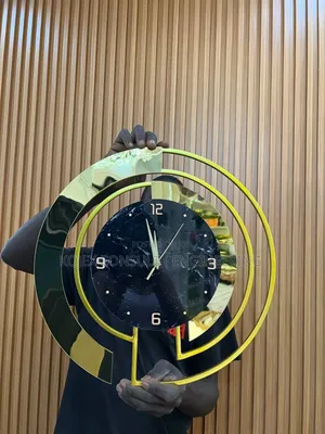 Marble Luxury Wall Clock . Round Unique Classy Wall Decor