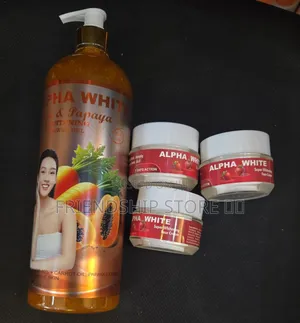Alpha White Body Soap and Face Cream