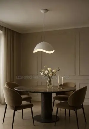 Nordic Style Egg Shaped Decorative Pendant Light