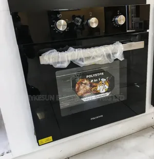 Original Polystar Built-in Gas Electric Oven With Grill Timer Etc.