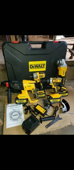 4in1 Cordless Hammer Drill Impact Wrench Screwing Machine and Grinder