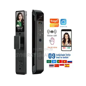 Tuya Smart Door Lock With Facial Recognition Thumbprint Password Keys