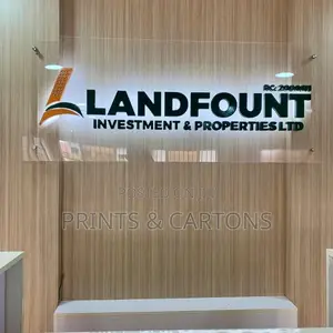Branded Glass Signage for Offices