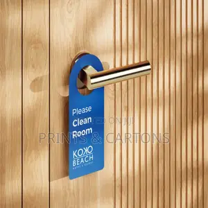 Custom Printed Door Hanger for Hotels