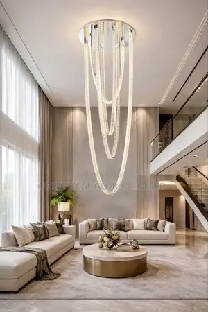 Modern Milano Grand Luxury Crystal Cascade Chandelier