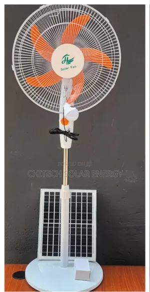 Solar Fan With Bulbs