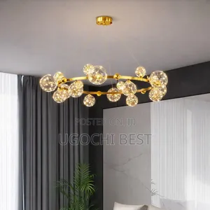 Modern Gold Chandelier Lights