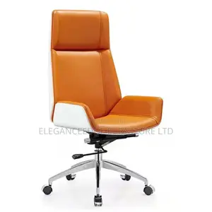 Luxury Executive Office Chair – Premium Leather Finish, Adjustable Hei