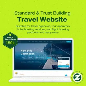Standard Travel Tourism Website Design