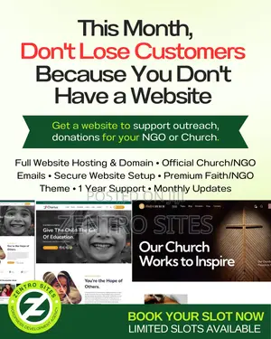 Get a Church Website Design Development