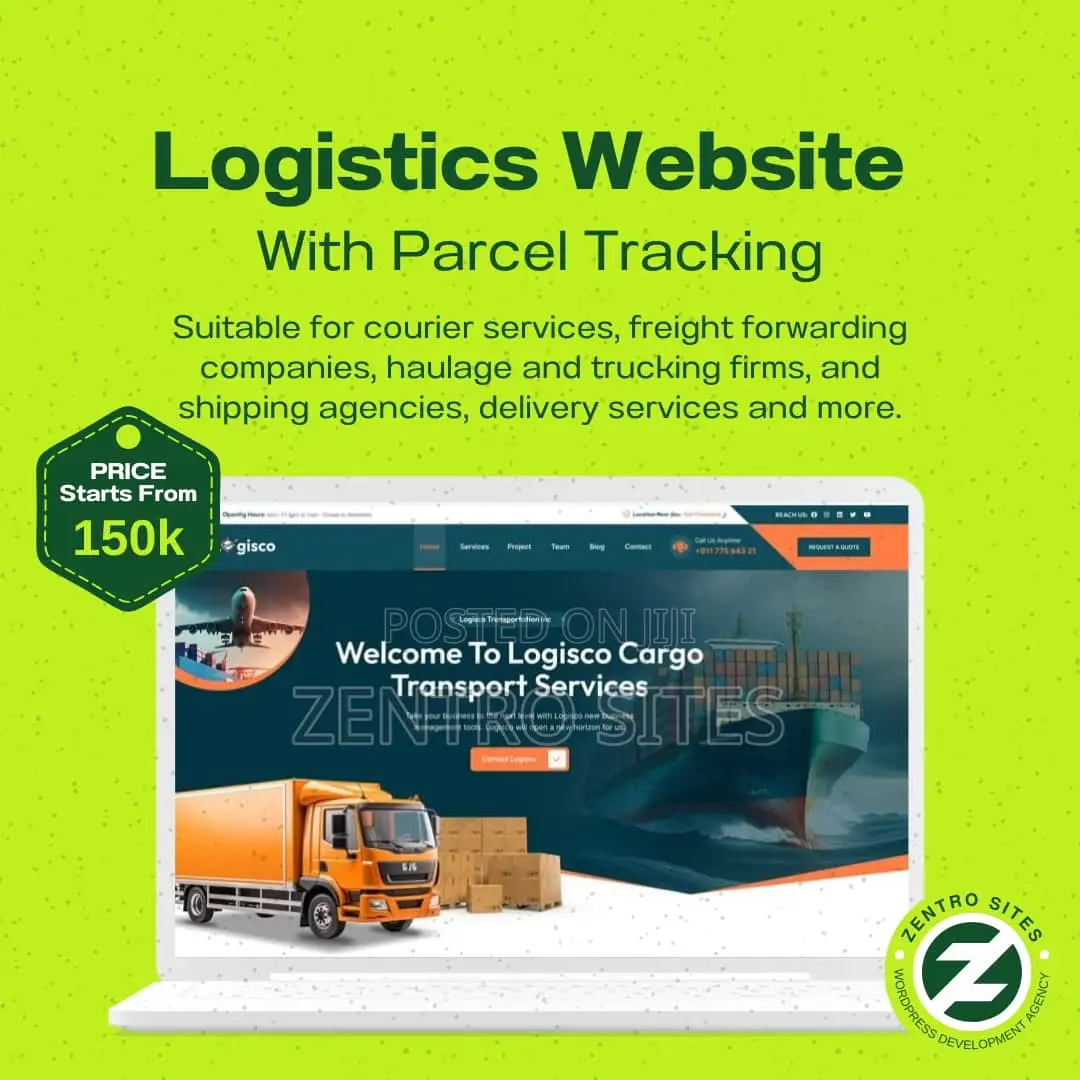 Get a Logistics Website Design With Parcel Tracking