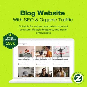 Blog Website Design With Seo Organic Traffic