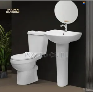 Small Golden Diamond Wc Set