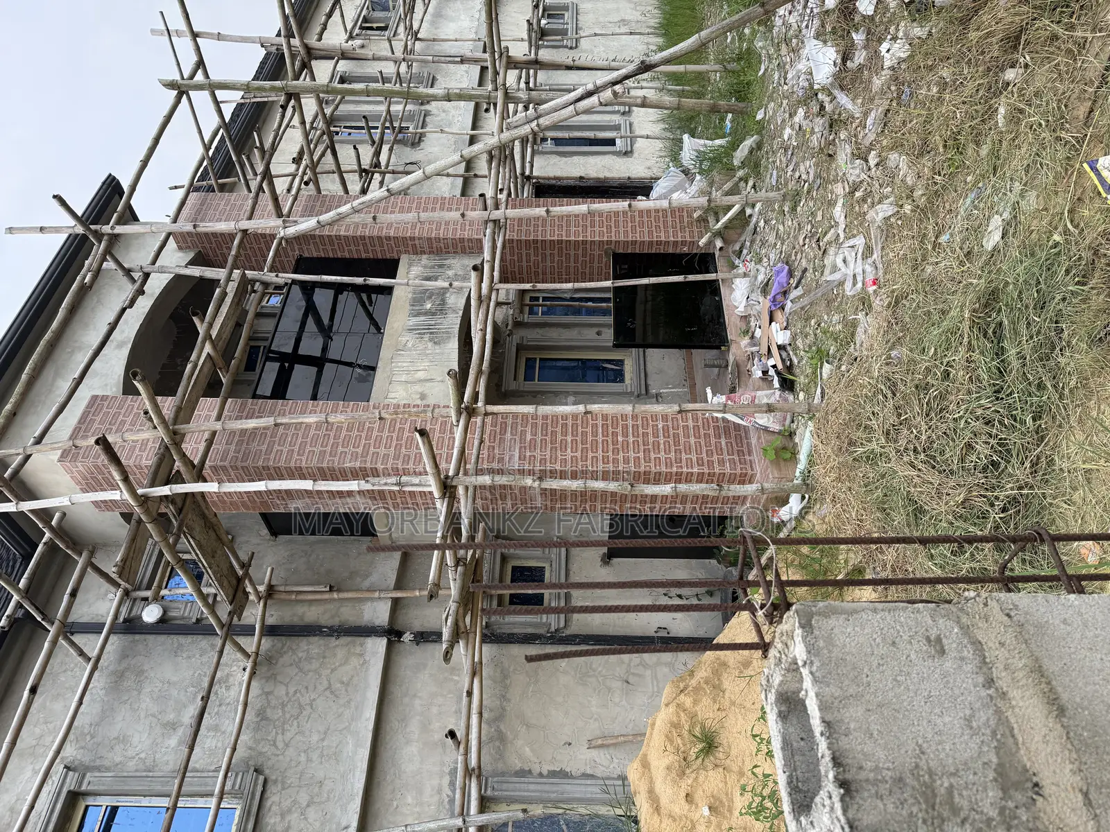 Gray Balcony Barricade