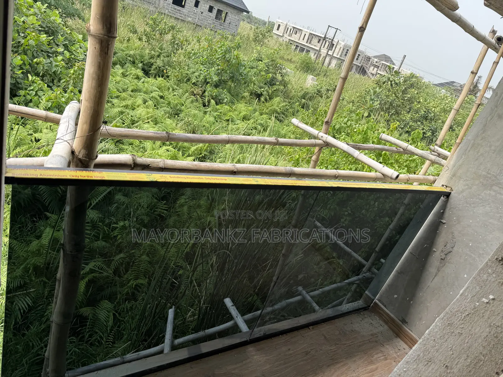 Gray Balcony Barricade