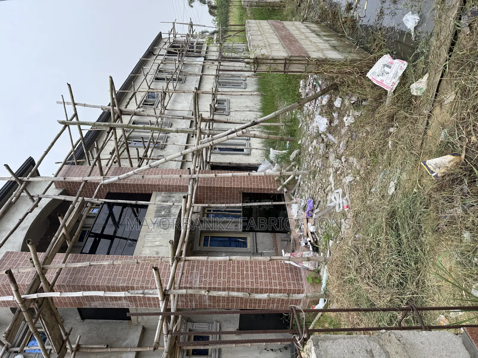Gray Balcony Barricade