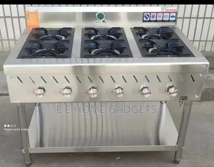 Industrial 6 Burner Gas Cooker With Out Oven