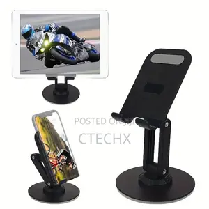 Adjustable Foldable Cell Phone Stand Double Pole Support