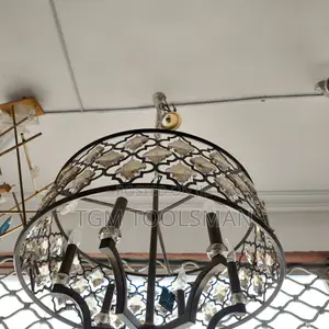 Elk Armand Chandelier 6-Light 360 Total Watts, Weathered Bronze