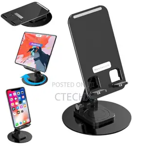 360° Rotation Adjustable Metal Phone Holder Tablet Stand for iPad .