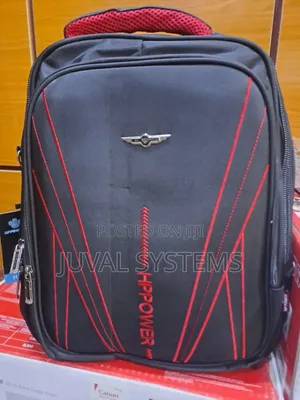 Stylish Black and Red Design Hp Power Backpack