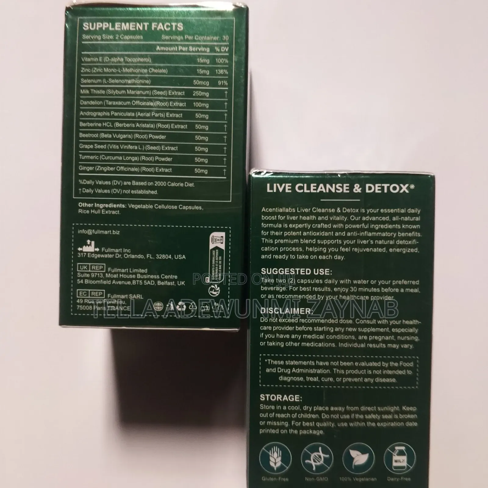 Liver Cleanse Detox -60 Capsule