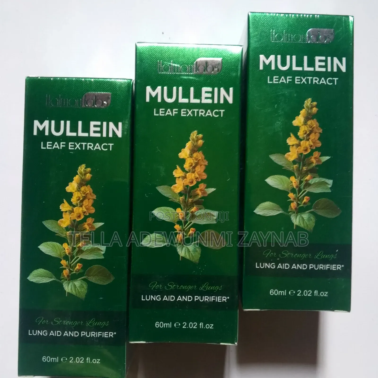 Mullein Leaf Drops -Lungs Purifier 60ml