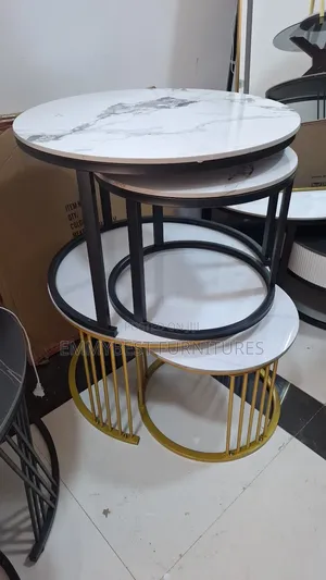 Luxurious Marble Top Center Table Set.