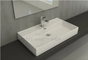 Bathroom Sink / Ceramic Wash Basin 60x45x12 Cm