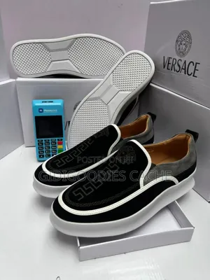 Versace Flat Laceless Shoes