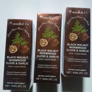 Black Walnut, Wormwood,Cloves Garlic -for Parasite Cleanse 60ml
