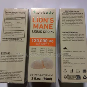 Lion Mane Drops - Boost Brain Function 60ml