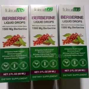 Berberine Liquid Drops 1500mg -Reduces Sugar Level
