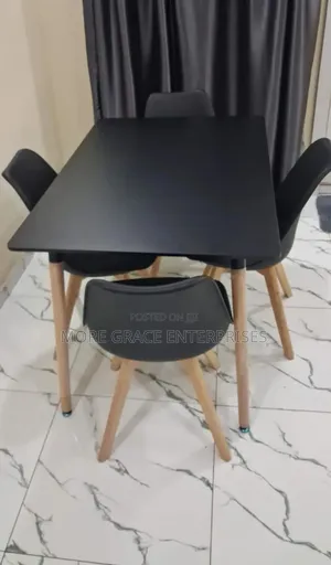 Cute Dining Set With Padded Seat.