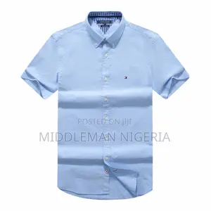 Tommy Hilfiger Plain Short Sleeves Shirts