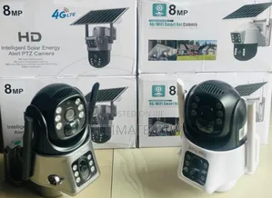 Simcard Solar CCTV Camera Dual Lens 8mp