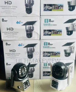 V380 Dual Lens Solar Camera 4g