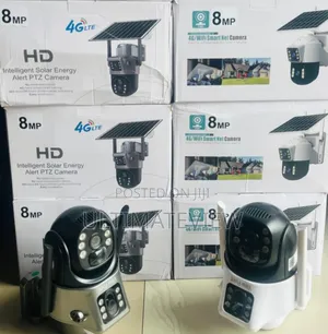 Smart Solar Camera Simcard 8mp Dual Lens