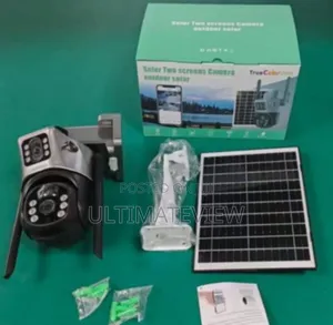 CCTV Solar Camera Simcard 8mp Dual Lens