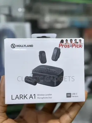 Hollyland Lark A1 Wireless Microphone for iPhone 17/16/15 Android