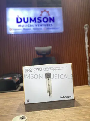 Behringer B-2 Pro Studio Condenser Mic Gold-Sputtered Large Dual-