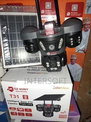 4 Len 3vew Sony T31 Intelligent Solar PTZ Camera.